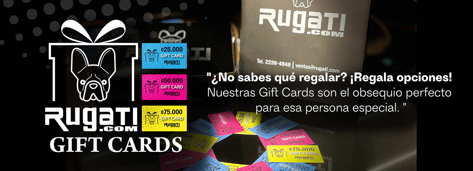 GIFT CARDS RUGATI.COM