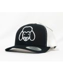 GORRA FLEXFIT PETCAPS POODLE NEGRA / BLANCA - TALLA UNICA