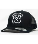 GORRA FLEXFIT PETCAPS SCHNAUZER NEGRA - TALLA UNICA