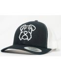 GORRA FLEXFIT PETCAPS SCHNAUZER NEGRA / BLANCA - TALLA UNICA