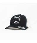 GORRA FLEXFIT PETCAPS BULL TERRIER NEGRA/BLANCA - TALLA UNICA