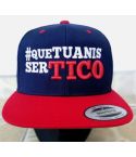 GORRA FLEXFIT QUE TUANIS SER TICO 3D - AZUL