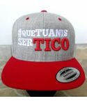 GORRA FLEXFIT QUE TUANIS SER TICO 3D - GRIS