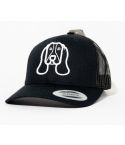GORRA FLEXFIT PETCAPS BASSET HOUND NEGRA - TALLA UNICA