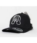 GORRA FLEXFIT PETCAPS BASSET HOUND NEGRA 110C - TALLA UNICA