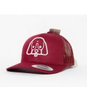 GORRA FLEXFIT PETCAPS BEAGLE CRANBERRY - TALLA UNICA