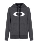 HOODIE HOMBRE OAKLEY ELLIPSE FZ BLACKOUT LT HTR - 461644 02F