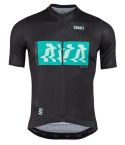 CAMISA HOMBRE MANGA CORTA SUAREZ CLASSIC  EASE BLACK GREEN