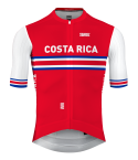 CAMISA HOMBRE MANGA CORTA SUAREZ PERFORMANCE COSTA RICA ROJA