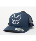GORRA FLEXFIT PETCAPS FRENCH BULL DOG NAVY - TALLA UNICA