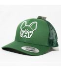 GORRA FLEXFIT PETCAPS FRENCH BULL DOG EVERGREEN - TALLA UNICA