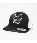 GORRA FLEXFIT PETCAPS FRENCH BULL DOG NEGRA / BLANCA - TALLA UNICA