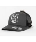 GORRA FLEXFIT PETCAPS GERMAN SHEPHERD CHARCOAL - TALLA UNICA
