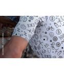 CAMISA UNISEX MANGA CORTA GOBIK VENTURA B&W