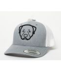 GORRA FLEXFIT PETCAPS ROTTWEILER HEATHER/WHITE - TALLA UNICA