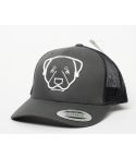 GORRA FLEXFIT PETCAPS ROTTWEILER CHARCOAL - TALLA UNICA