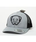 GORRA FLEXFIT PETCAPS ROTTWEILER DARK HEATHER NEGRA - TALLA UNICA