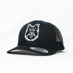 GORRA FLEXFIT PETCAPS BORDER COLLIE NEGRA - TALLA UNICA
