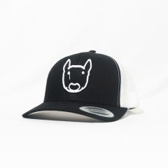GORRA FLEXFIT PETCAPS BULL TERRIER NEGRA/BLANCA - TALLA UNICA