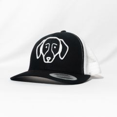 GORRA FLEXFIT PETCAPS DACHSHUND NEGRA / BLANCA - TALLA UNICA