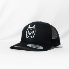 GORRA FLEXFIT PETCAPS BOXER NEGRA - TALLA UNICA
