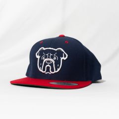 GORRA FLEXFIT PETCAPS BULLDOG NAVY/RED CLASSIC - TALLA UNICA