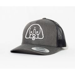 GORRA FLEXFIT PETCAPS BEAGLE DARK HEATHER NEGRA - TALLA UNICA