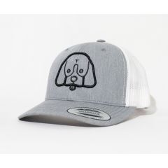 GORRA FLEXFIT PETCAPS BEAGLE HEATHER/WHITE - TALLA UNICA