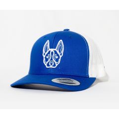 GORRA FLEXFIT PETCAPS BLUE HEELER AZUL/BLANCA - TALLA UNICA