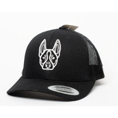 GORRA FLEXFIT PETCAPS BLUE HEELER BLACK - TALLA UNICA
