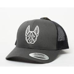 GORRA FLEXFIT PETCAPS BLUE HEELER CHARCOAL - TALLA UNICA