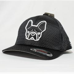 GORRA FLEXFIT PETCAPS FRENCH BULL DOG ATHLETIC NEGRA - TALLA UNICA