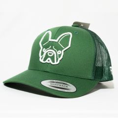 GORRA FLEXFIT PETCAPS FRENCH BULL DOG EVERGREEN - TALLA UNICA