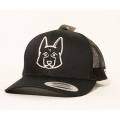 GORRA FLEXFIT PETCAPS GERMAN SHEPHERD NEGRA - TALLA UNICA