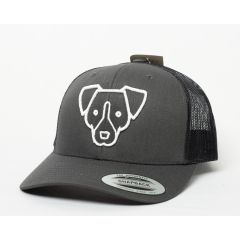 GORRA FLEXFIT PETCAPS JACK RUSSELL CHARCOAL - TALLA UNICA