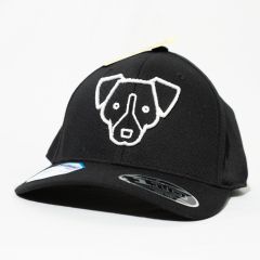 GORRA FLEXFIT PETCAPS JACK RUSSELL BLACK 110C - TALLA UNICA