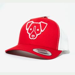 GORRA FLEXFIT PETCAPS JACK RUSSELL ROJA/BLANCA - TALLA UNICA