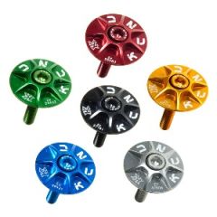 TAPA KCNC AHEADSET PARA HORQUILLA TUBO ALUMINIO ROJO