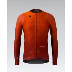 CAMISA UNISEX MANGA LARGA GOBIK CX PRO BURNT ORANGE 