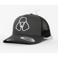 GORRA FLEXFIT PETCAPS POODLE CHARCOAL - TALLA UNICA