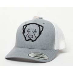 GORRA FLEXFIT PETCAPS ROTTWEILER HEATHER/WHITE - TALLA UNICA