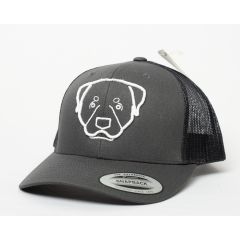 GORRA FLEXFIT PETCAPS ROTTWEILER CHARCOAL - TALLA UNICA