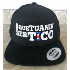 GORRA FLEXFIT COTTON CL. QUE TUANIS SER TICO NEGRA
